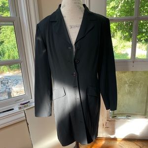 Long Black Halston Blazer